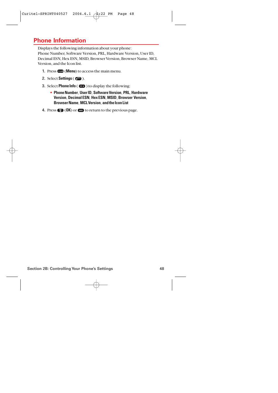 Phone information | Audiovox PM-8920 User Manual | Page 57 / 206