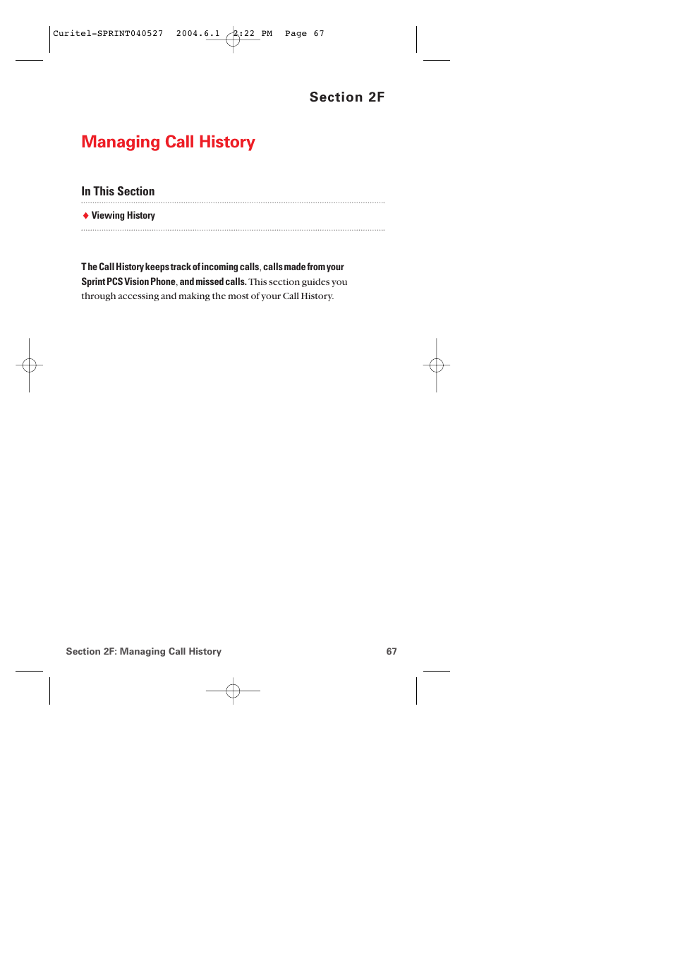 2f. managing call history, Managing call history | Audiovox PM-8920 User Manual | Page 76 / 206