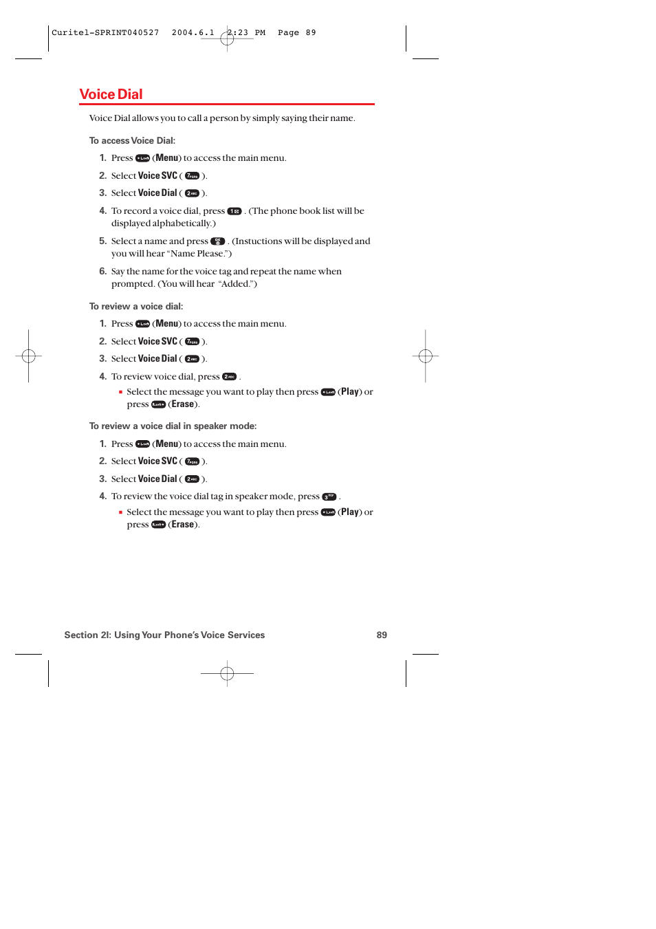 Voice dial | Audiovox PM-8920 User Manual | Page 98 / 206
