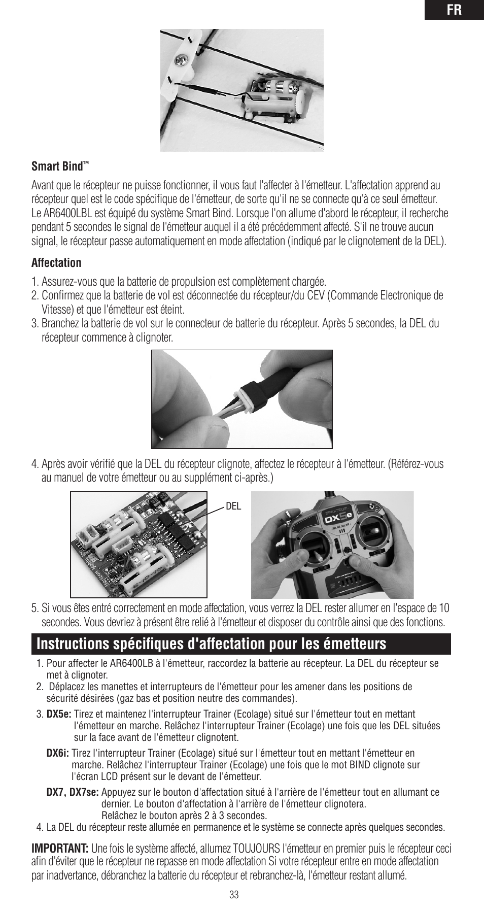 Spektrum SPMAR6400LBL User Manual | Page 33 / 60