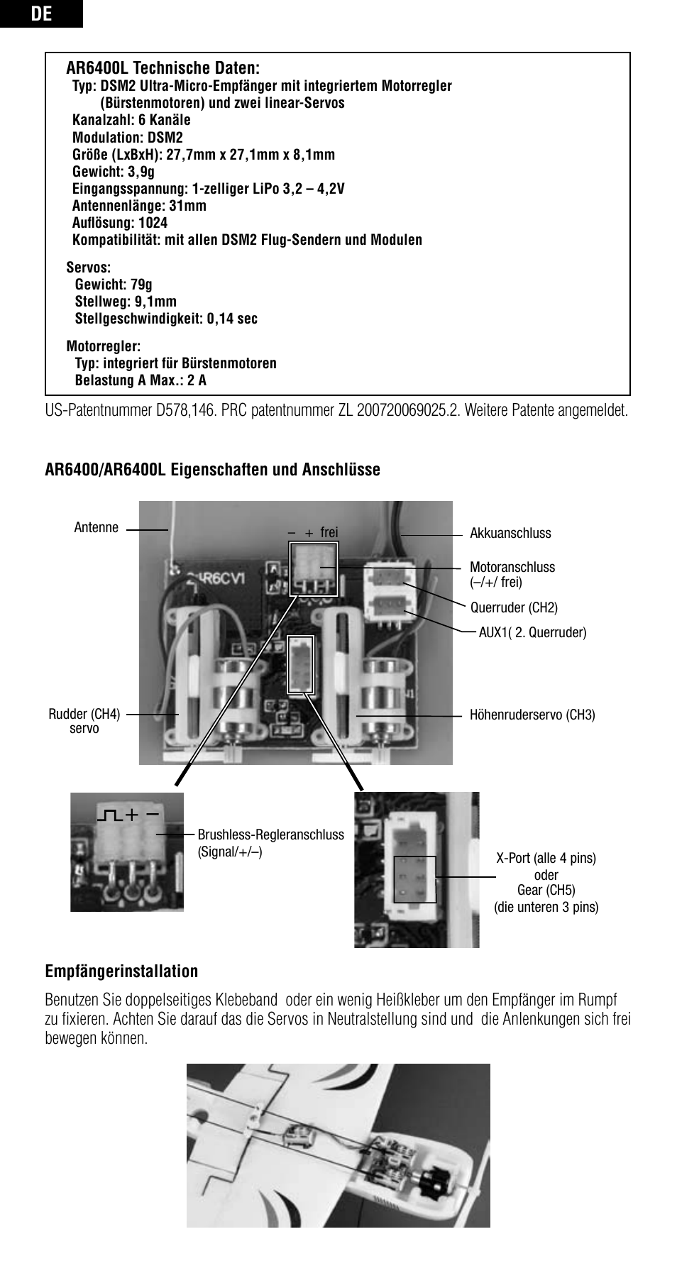 Spektrum SPMAR6400 User Manual | Page 16 / 55