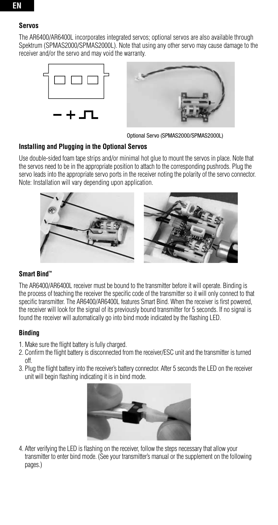 Spektrum SPMAR6400 User Manual | Page 4 / 55