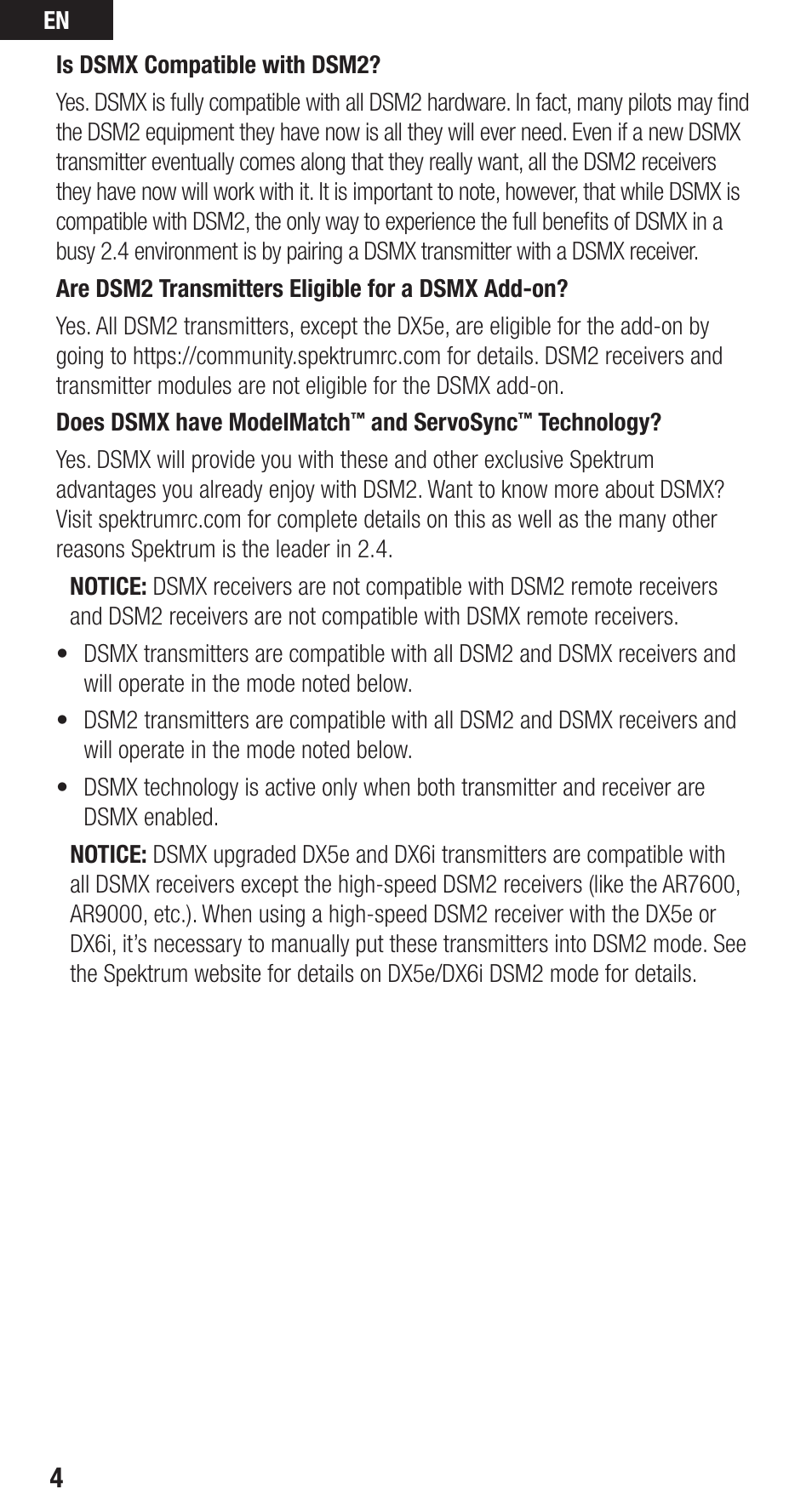 Spektrum SPMAR636 User Guide User Manual | Page 4 / 16