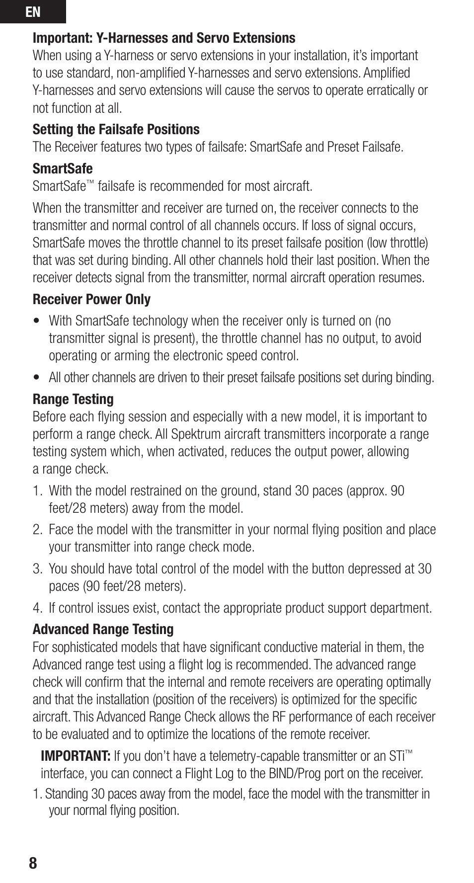 Spektrum SPMAR636 User Guide User Manual | Page 8 / 16