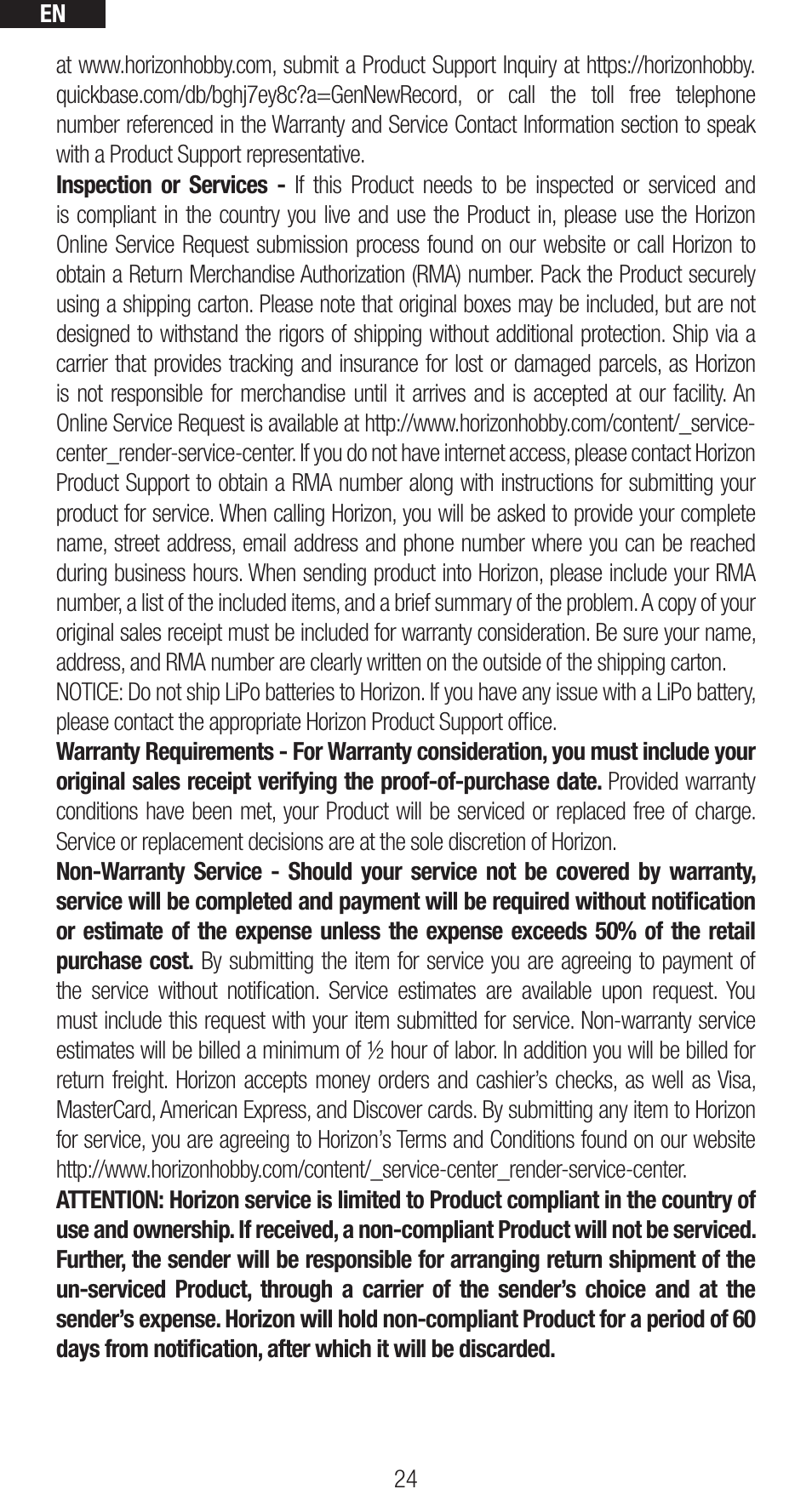 Spektrum SPMAR635 User Manual | Page 24 / 27