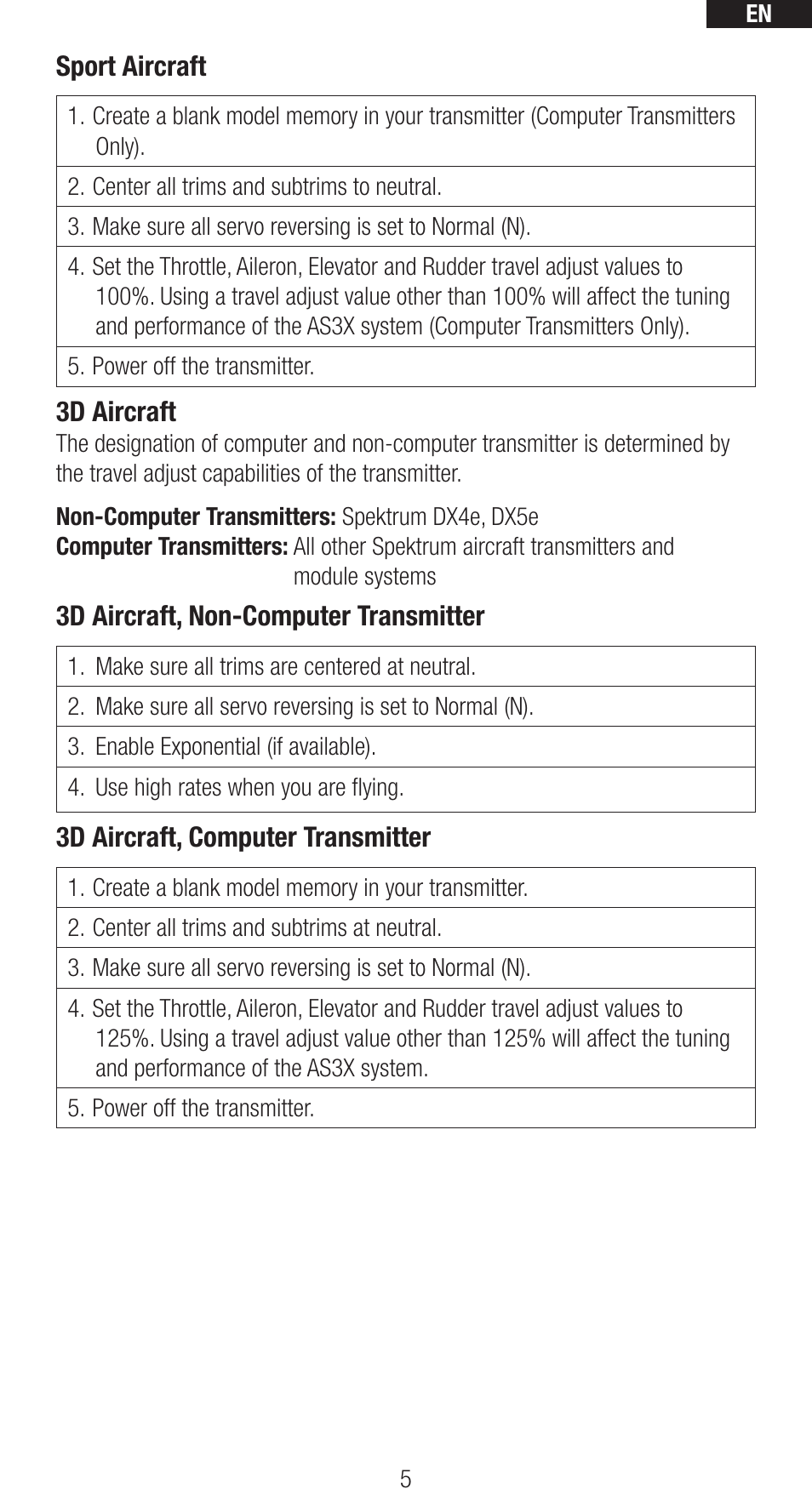 Spektrum SPMAR635 User Manual | Page 5 / 27