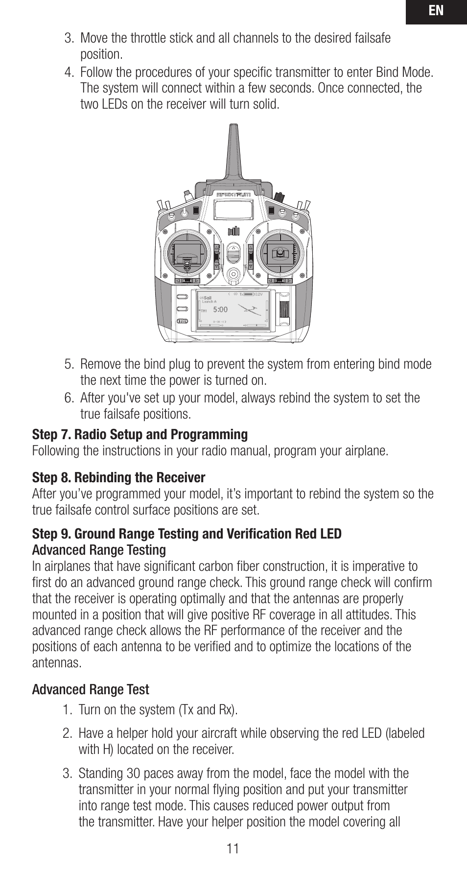 Spektrum SPMAR6260 User Manual | Page 11 / 22