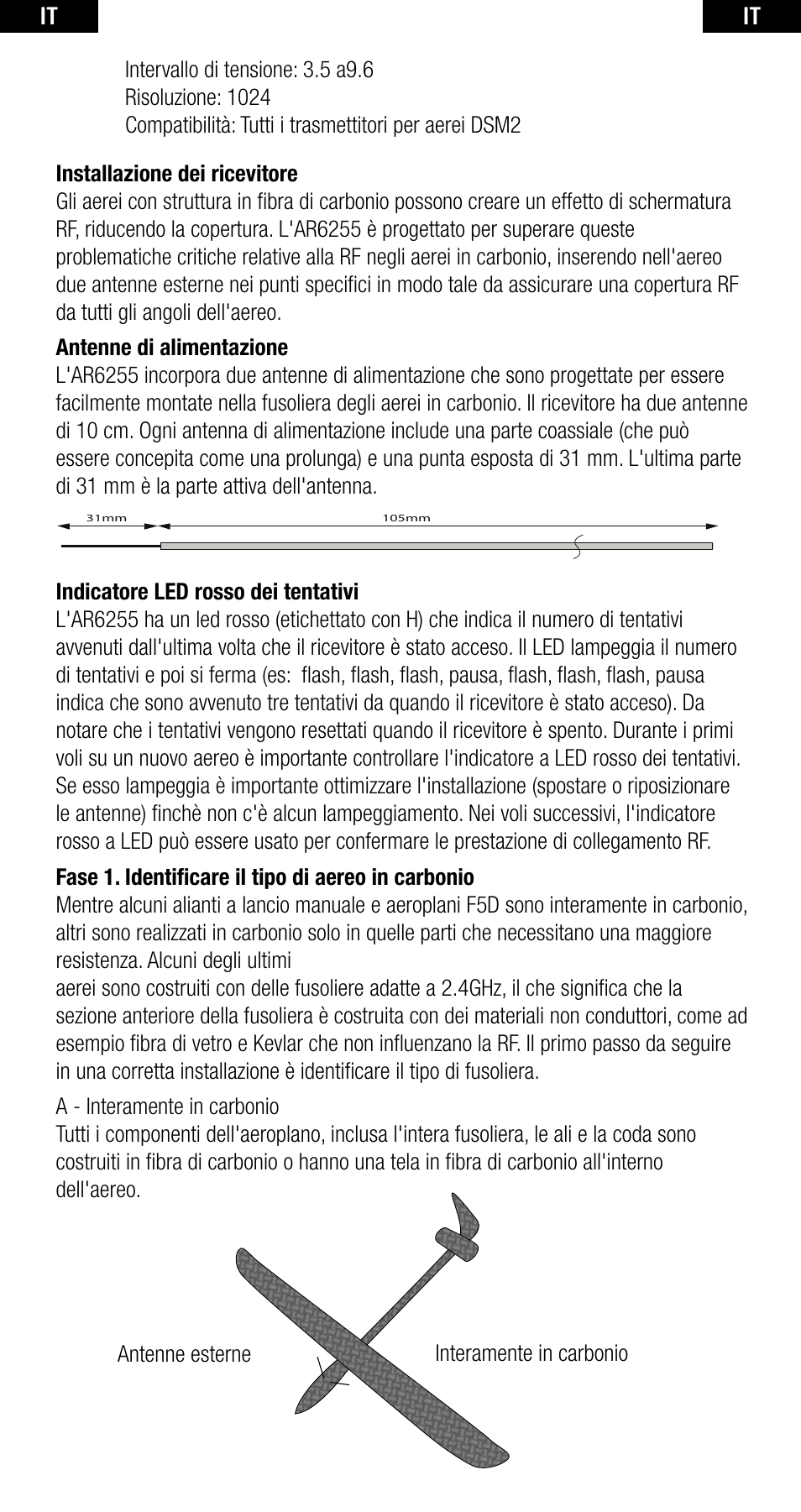 Spektrum SPMAR6255 User Manual | Page 38 / 50