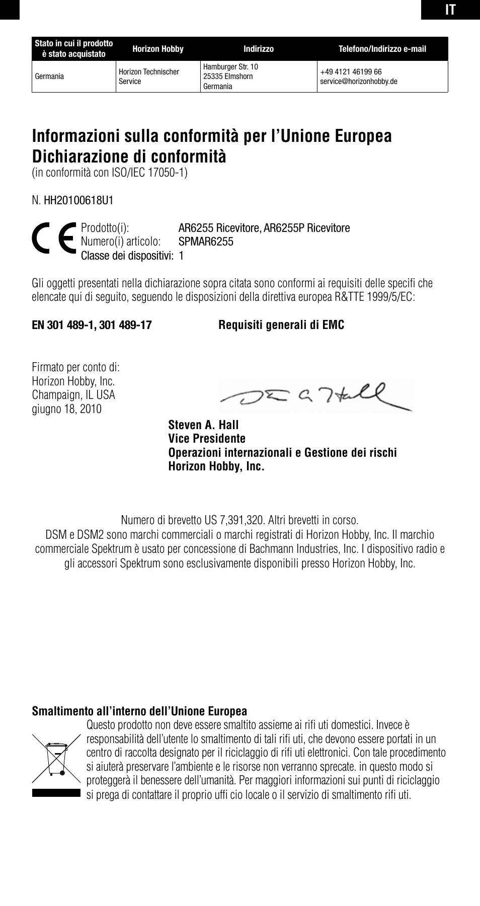 Spektrum SPMAR6255 User Manual | Page 48 / 50