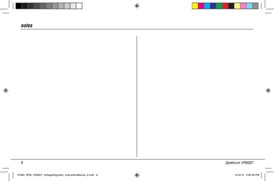 Spektrum SPMVR6007 User Manual | Page 11 / 12