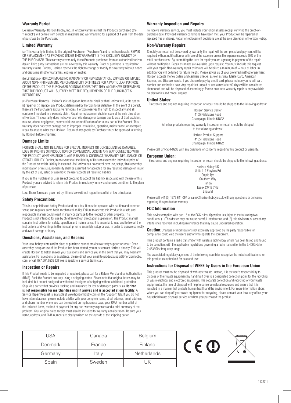 Spektrum SPMVR5203 User Manual | Page 2 / 2