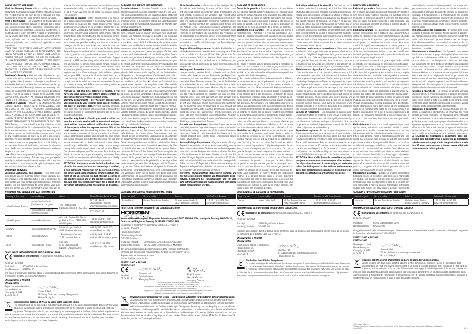 Spektrum SPMSS6180 User Manual | Page 2 / 2