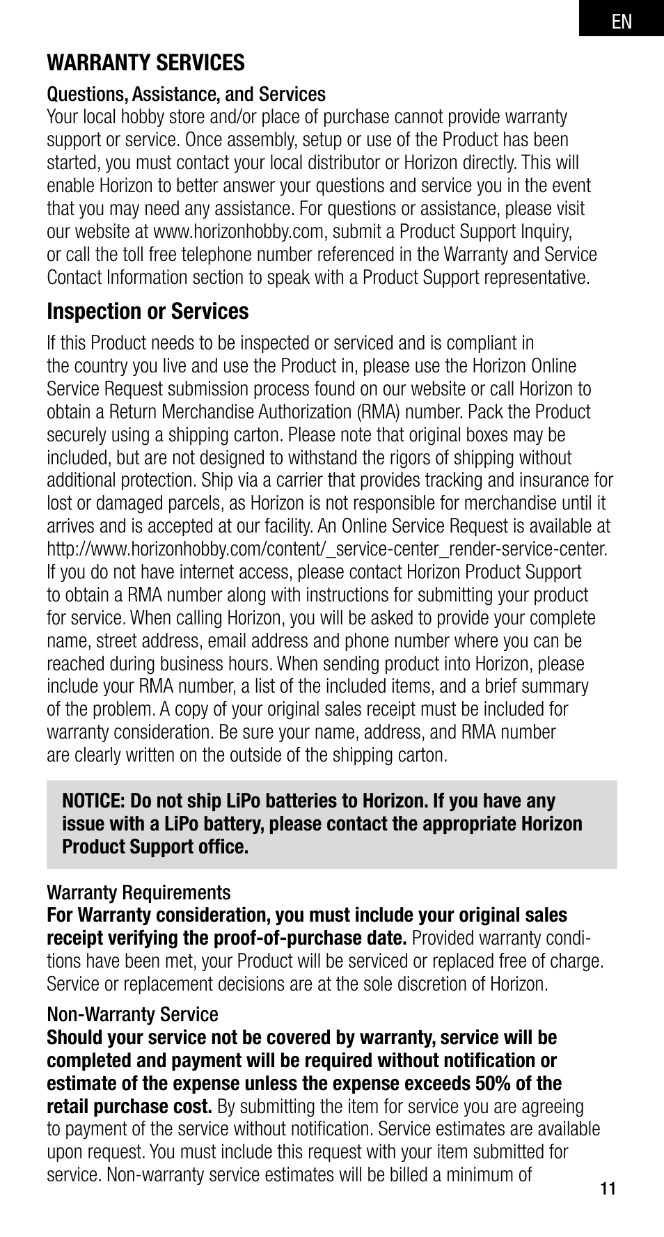 Spektrum SPMSRS4210 User Manual | Page 11 / 13