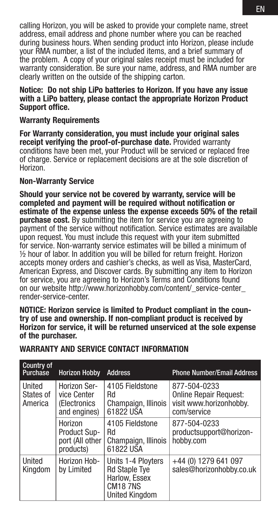 Spektrum SPMSR201 User Manual | Page 7 / 8