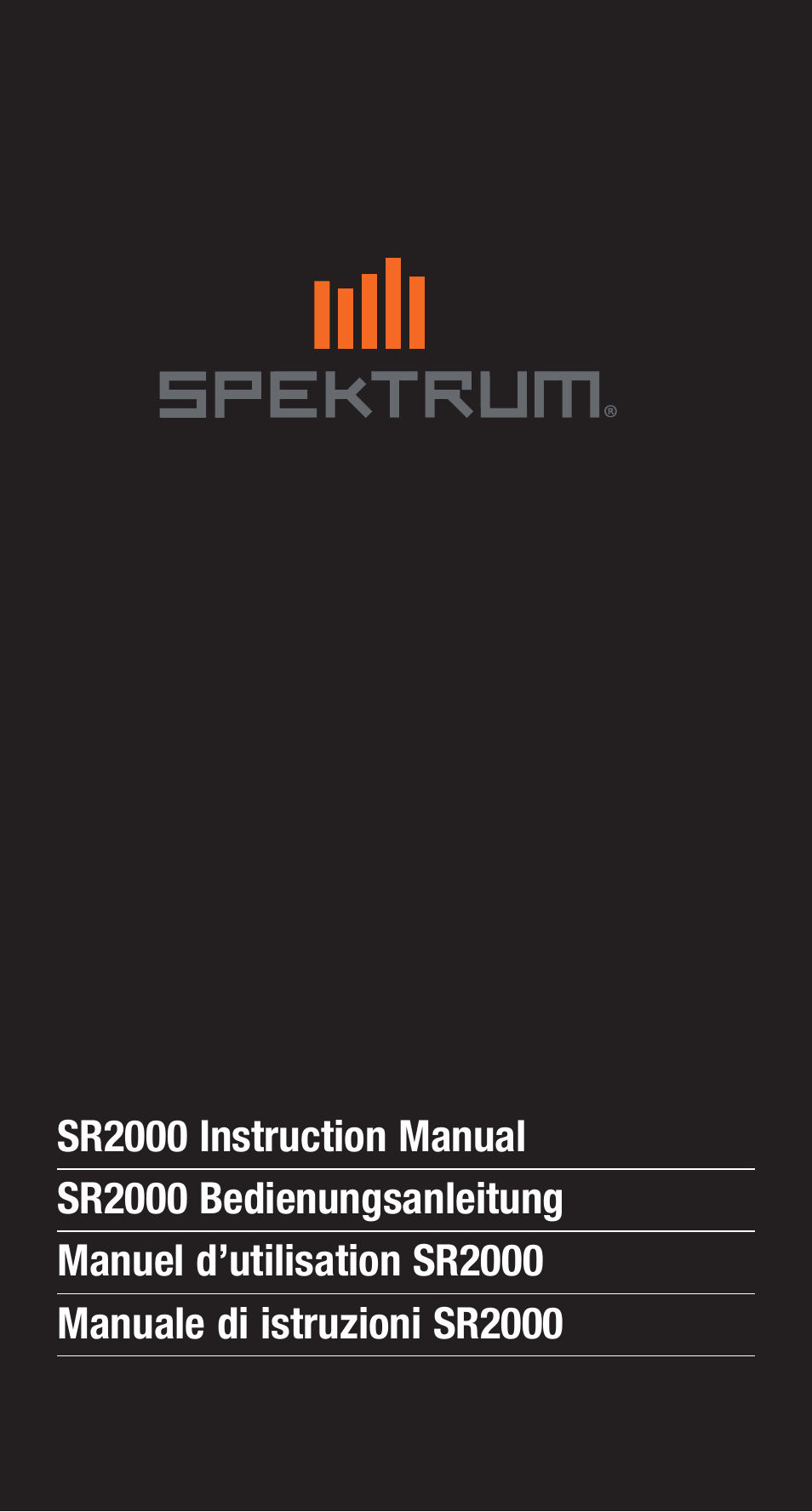 Spektrum SPMSR2000 User Manual | 12 pages