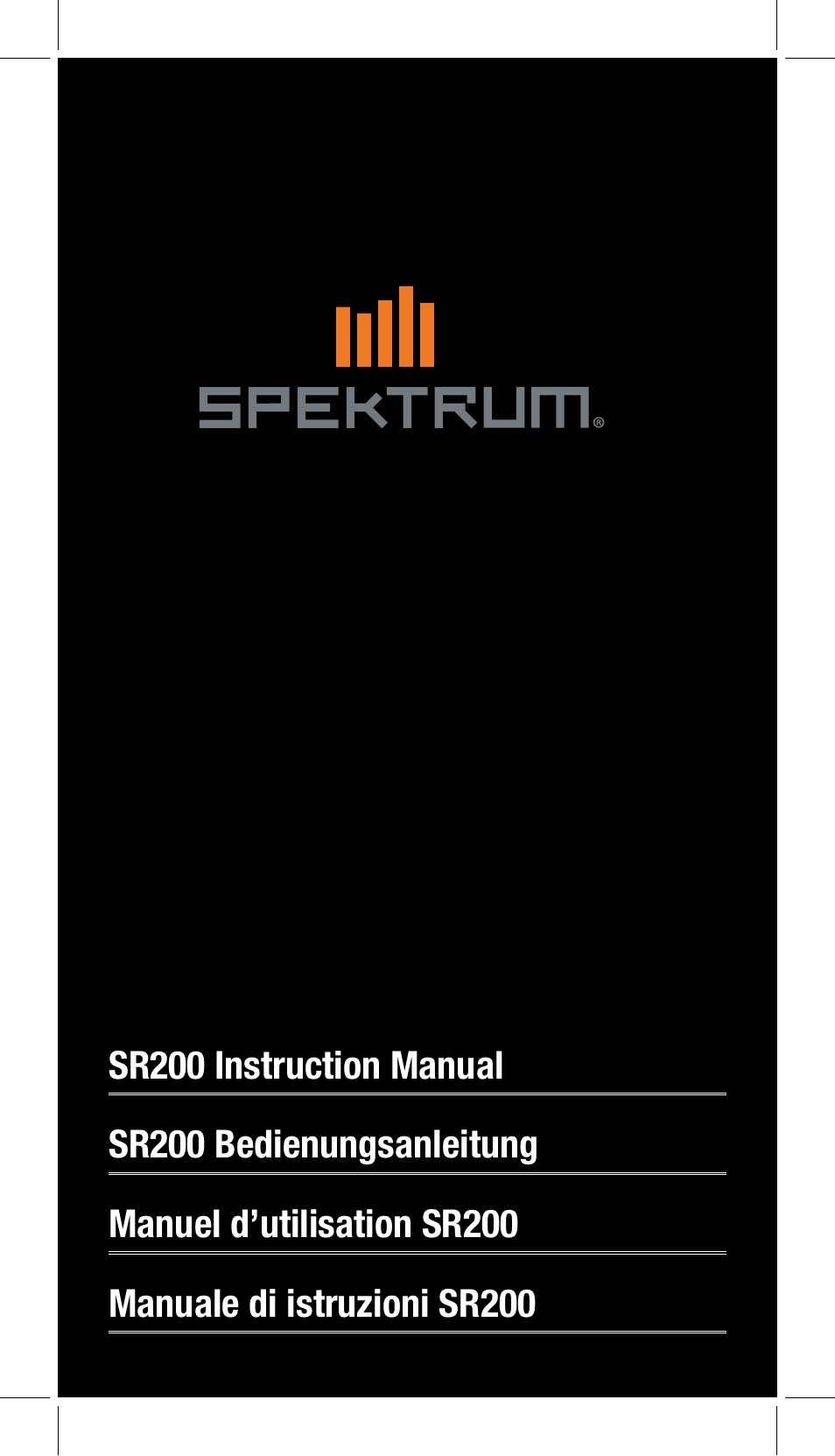 Spektrum SPMSR200 User Manual | 28 pages