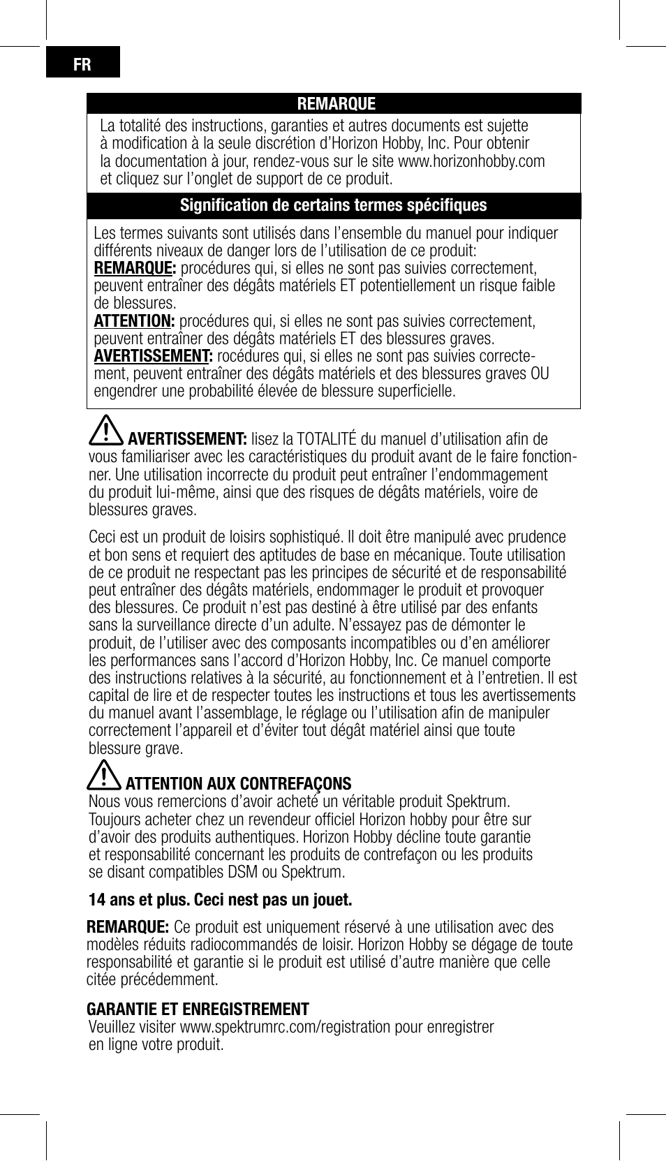 Spektrum SPMSR200 User Manual | Page 16 / 28