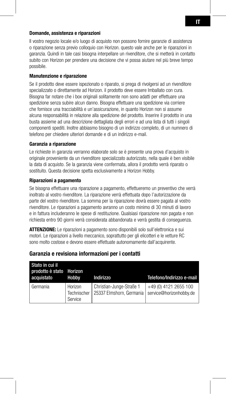 Spektrum SPMSR200 User Manual | Page 27 / 28