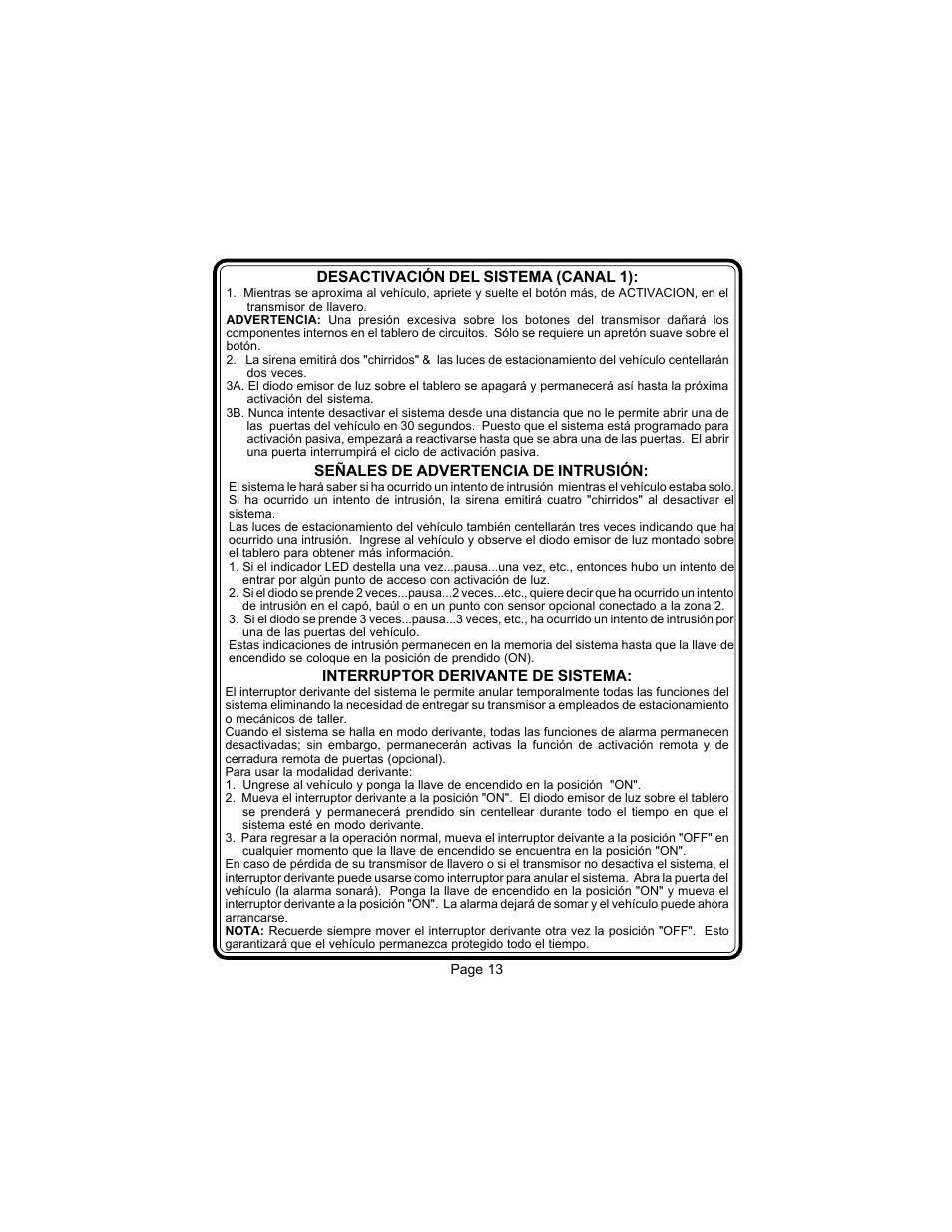 Audiovox Prestige 128-4117E User Manual | Page 16 / 20
