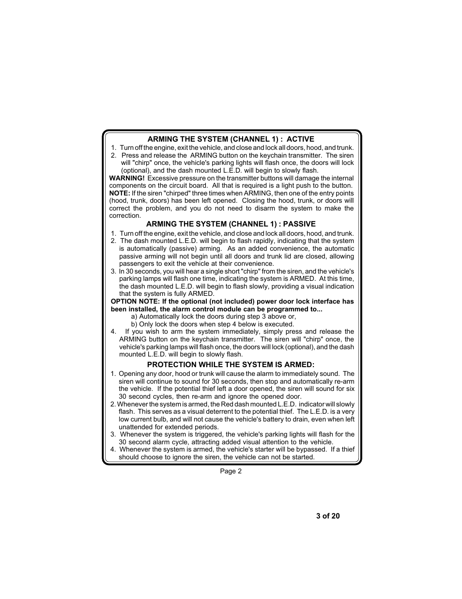 Audiovox Prestige 128-4117E User Manual | Page 3 / 20