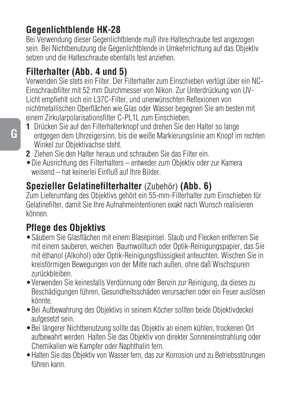 Nikon 500mm-f-4-IF-ED-II-AF-S-Nikkor User Manual | Page 22 / 54