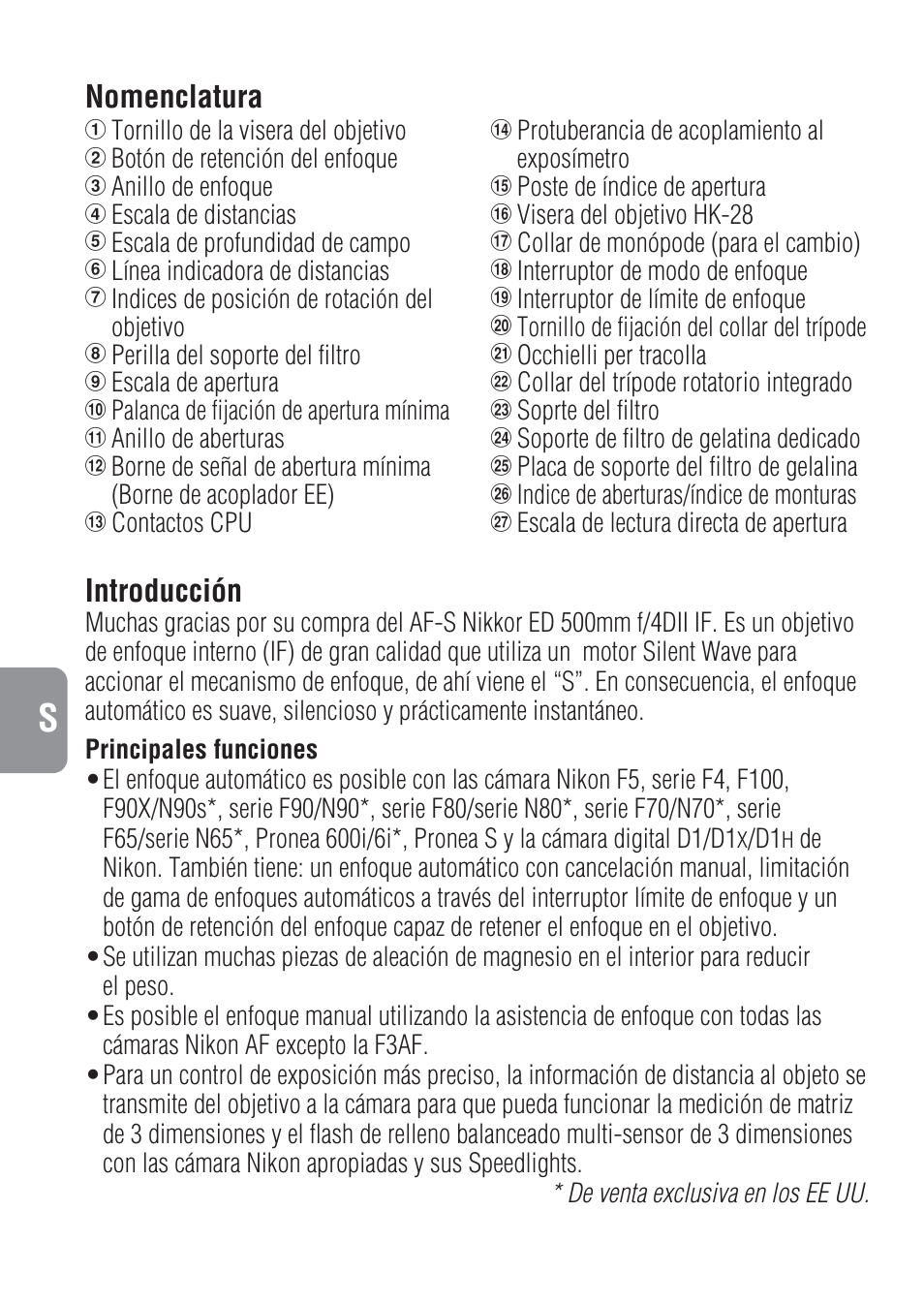 Nikon 500mm-f-4-IF-ED-II-AF-S-Nikkor User Manual | Page 30 / 54