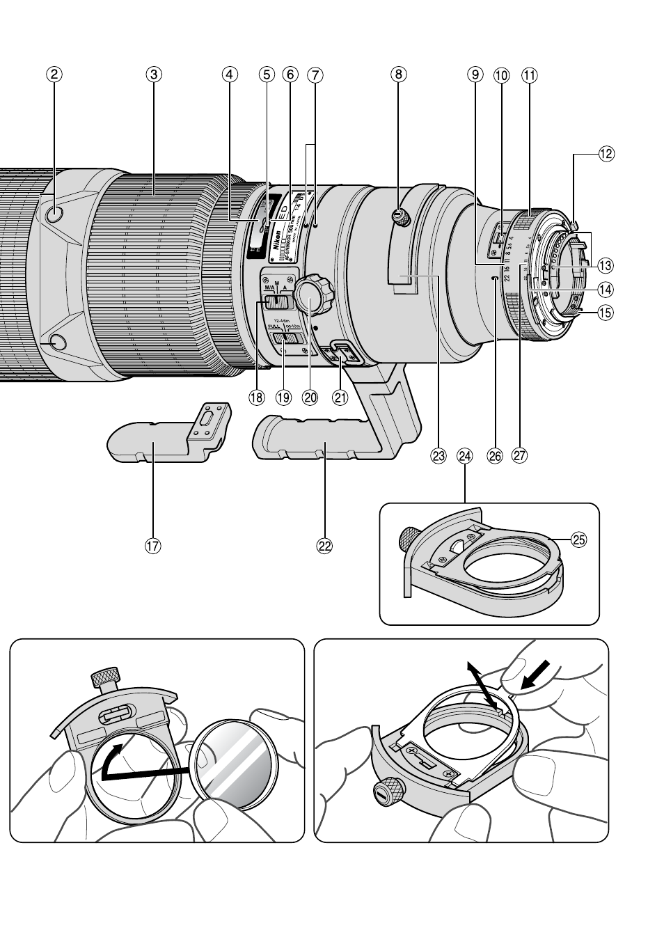 Nikon 500mm-f-4-IF-ED-II-AF-S-Nikkor User Manual | Page 5 / 54