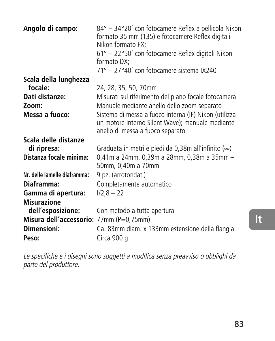 Nikon 24-70mm-f-28G-ED-AF-S-Nikkor User Manual | Page 83 / 122