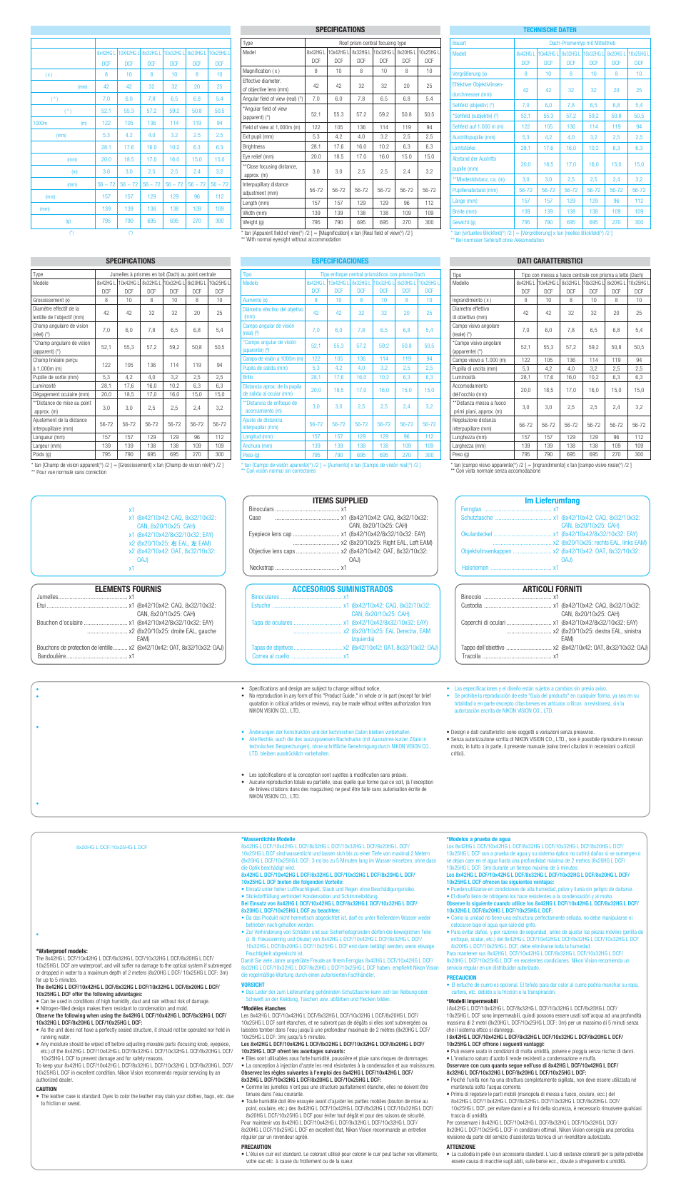 Nikon High-Grade-Light User Manual | Page 2 / 2