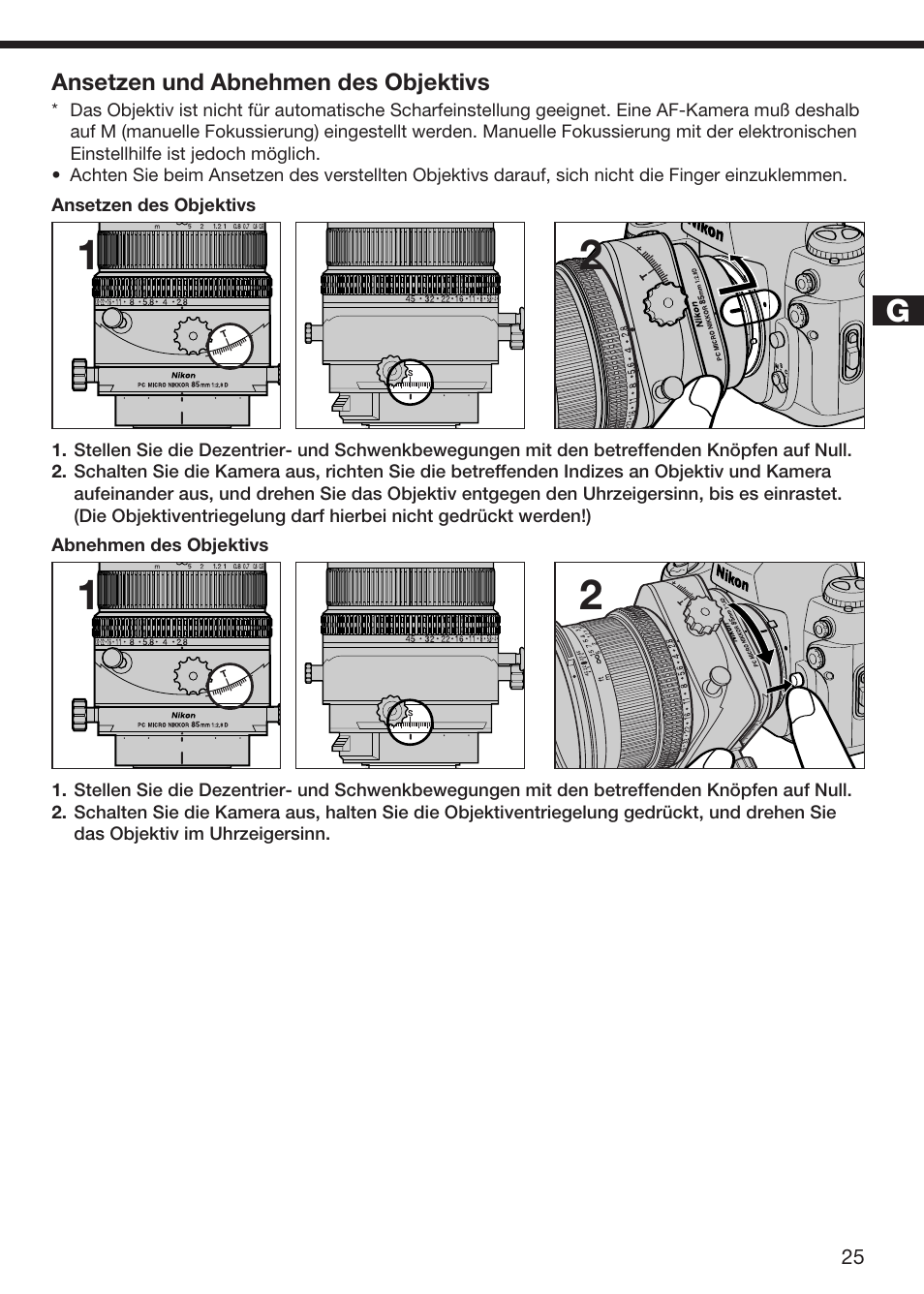 Nikon 85mm-f-28D-PC-Micro-Nikkor User Manual | Page 21 / 70