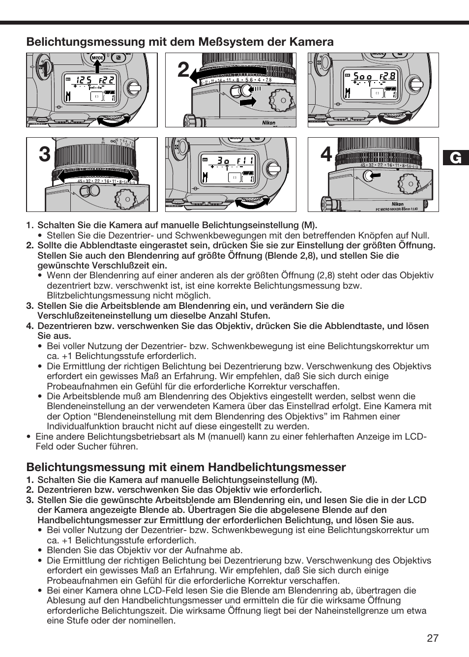 Nikon 85mm-f-28D-PC-Micro-Nikkor User Manual | Page 23 / 70
