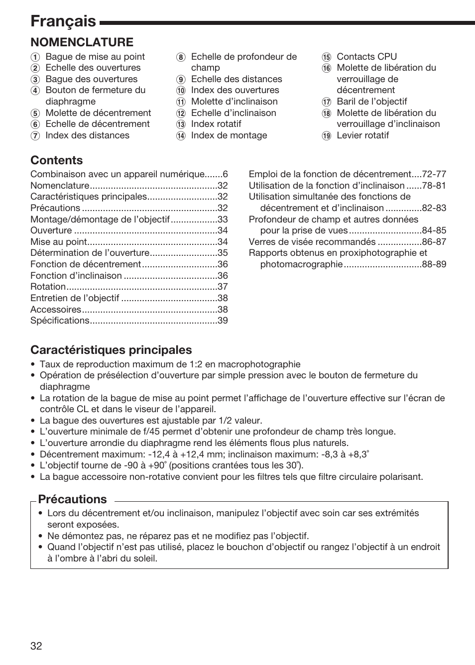 Nikon 85mm-f-28D-PC-Micro-Nikkor User Manual | Page 28 / 70