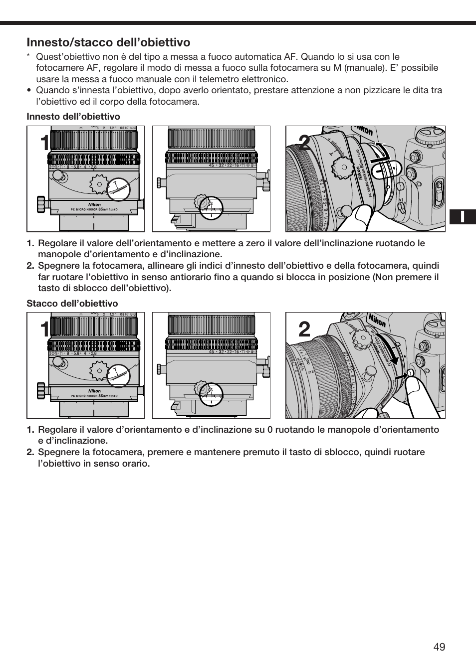 Nikon 85mm-f-28D-PC-Micro-Nikkor User Manual | Page 45 / 70