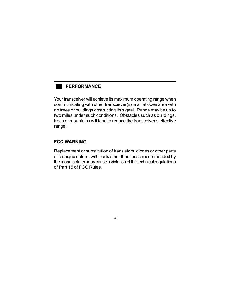 Audiovox FR-230 User Manual | Page 4 / 14