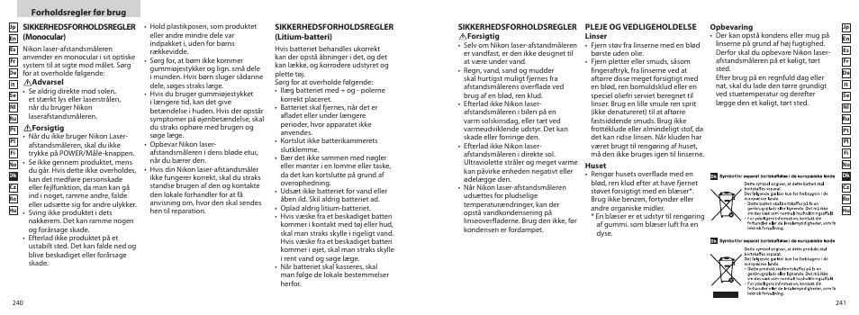 Nikon COOLSHOT User Manual | Page 121 / 156