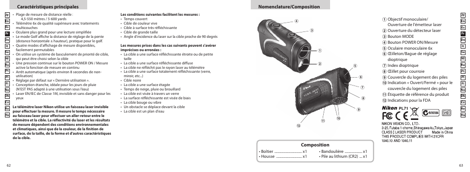 Composition | Nikon COOLSHOT User Manual | Page 32 / 156