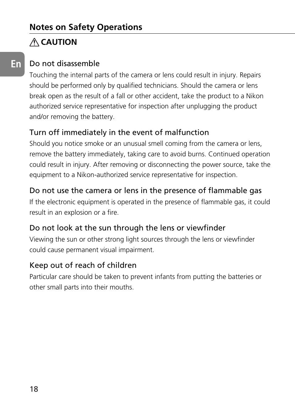 Nikon 500mm-f4G-ED-AF-S-VR-Nikkor User Manual | Page 18 / 224
