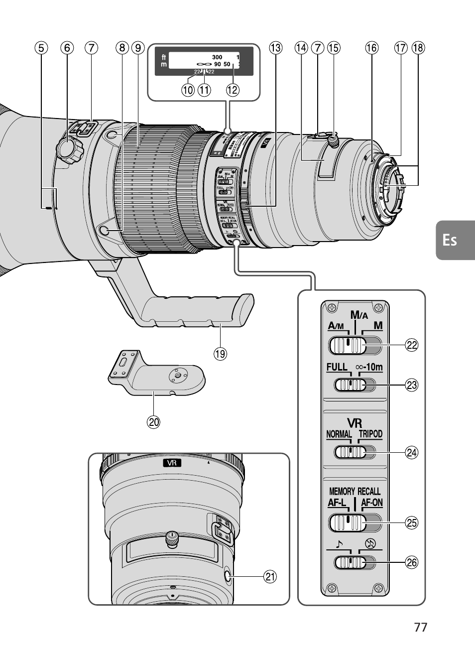 Nikon 500mm-f4G-ED-AF-S-VR-Nikkor User Manual | Page 77 / 224