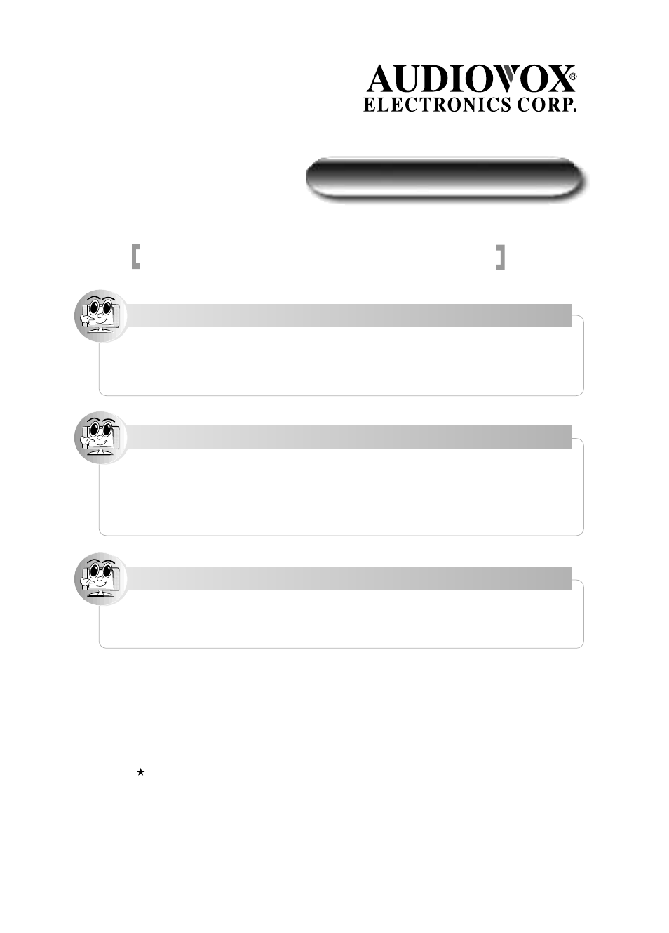 Troubleshooting, Interference | Audiovox FP1520 User Manual | Page 41 / 46