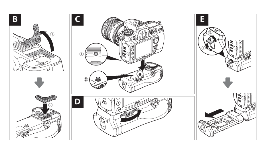 Cd b e | Nikon MB-D10 User Manual | Page 3 / 155
