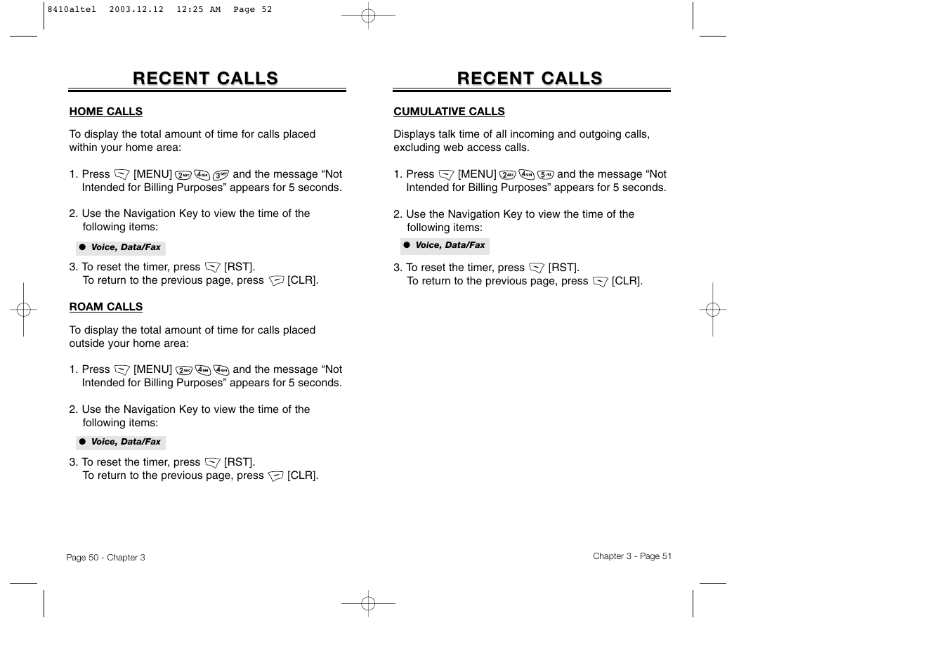 Recent calls | Audiovox CDM 8410 User Manual | Page 28 / 78