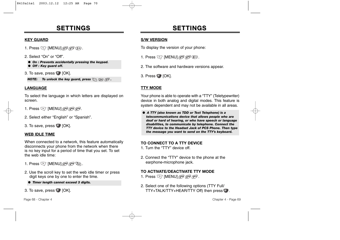Settings | Audiovox CDM 8410 User Manual | Page 37 / 78