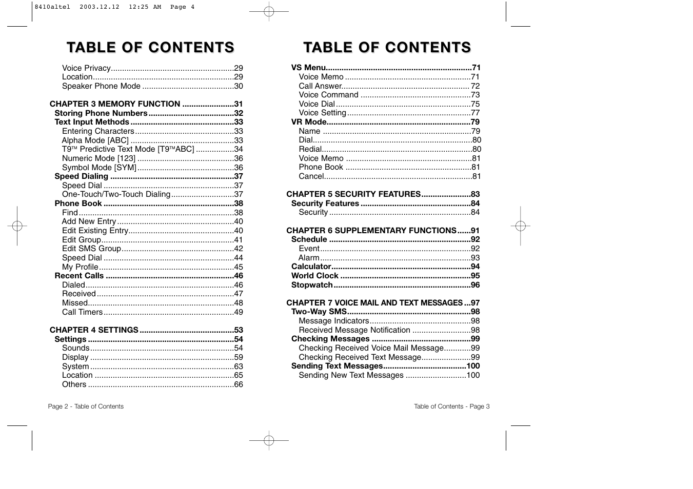 Audiovox CDM 8410 User Manual | Page 4 / 78