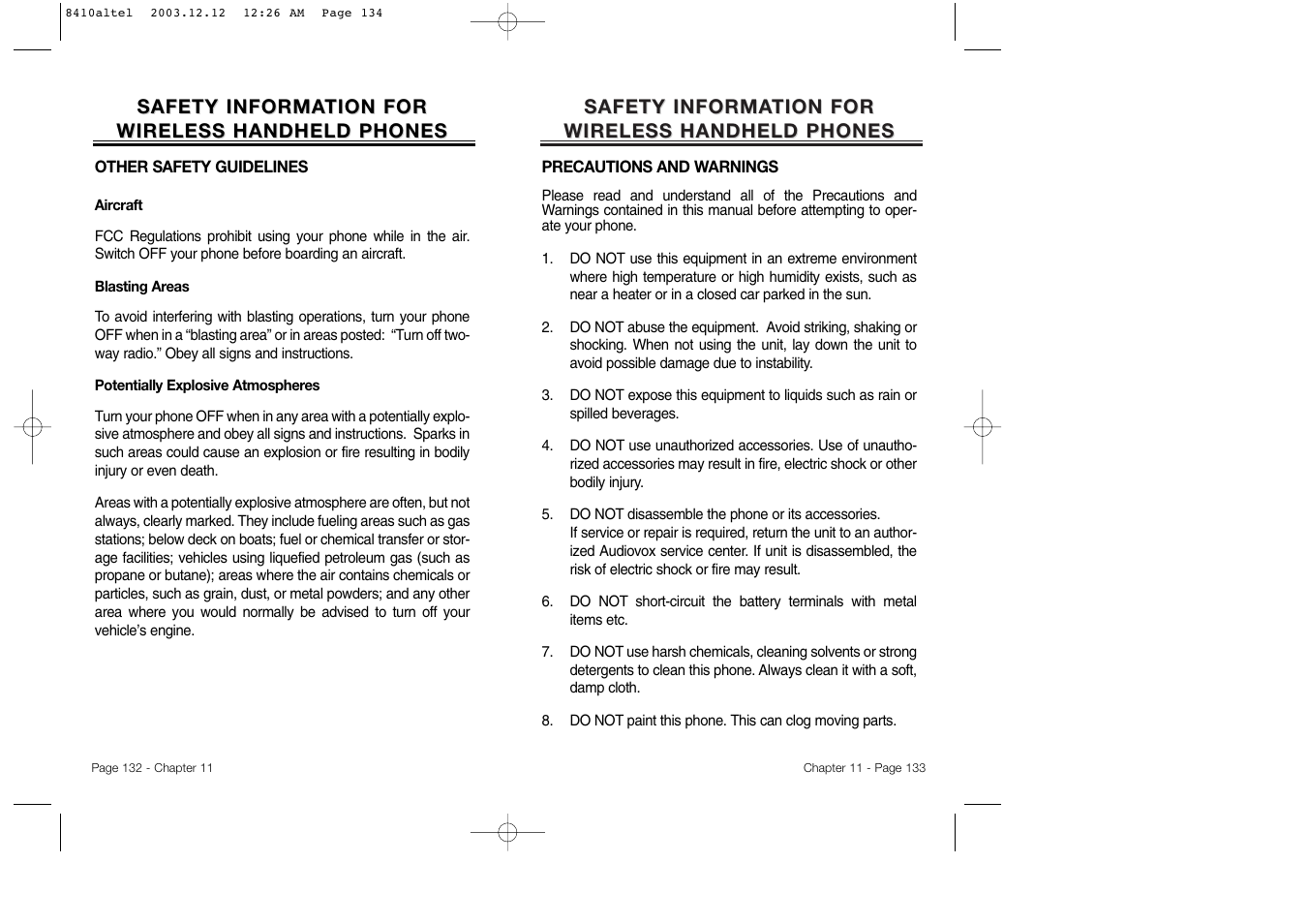 Audiovox CDM 8410 User Manual | Page 69 / 78