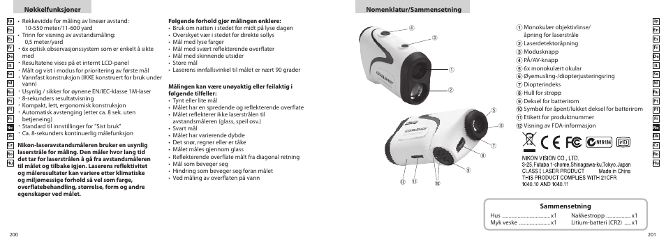 Nikon COOLSHOT User Manual | Page 101 / 139