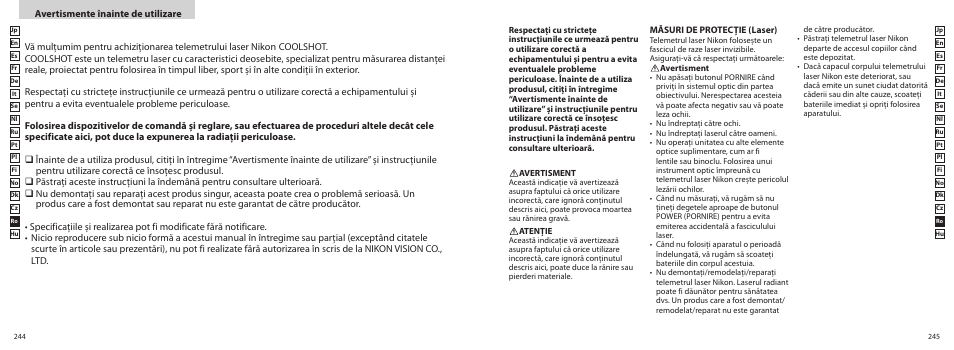 Nikon COOLSHOT User Manual | Page 123 / 139