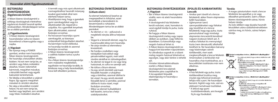 Nikon COOLSHOT User Manual | Page 132 / 139