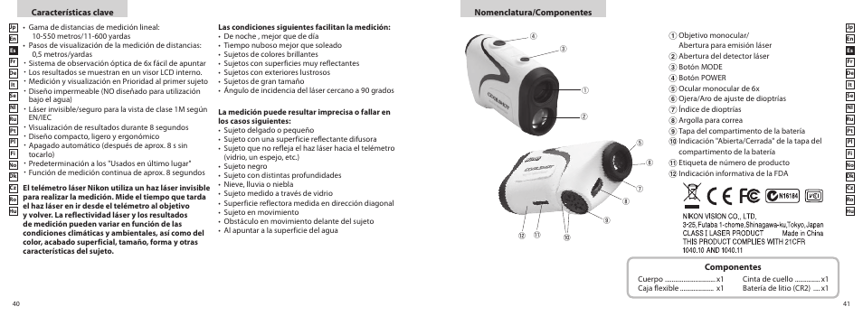 Nikon COOLSHOT User Manual | Page 21 / 139