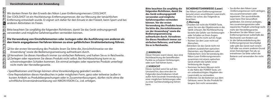 Nikon COOLSHOT User Manual | Page 35 / 139