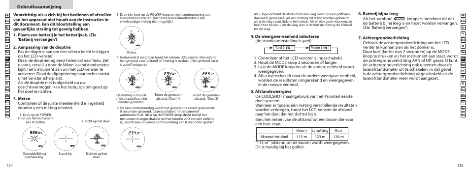 Gebruiksaanwijzing | Nikon COOLSHOT User Manual | Page 63 / 139